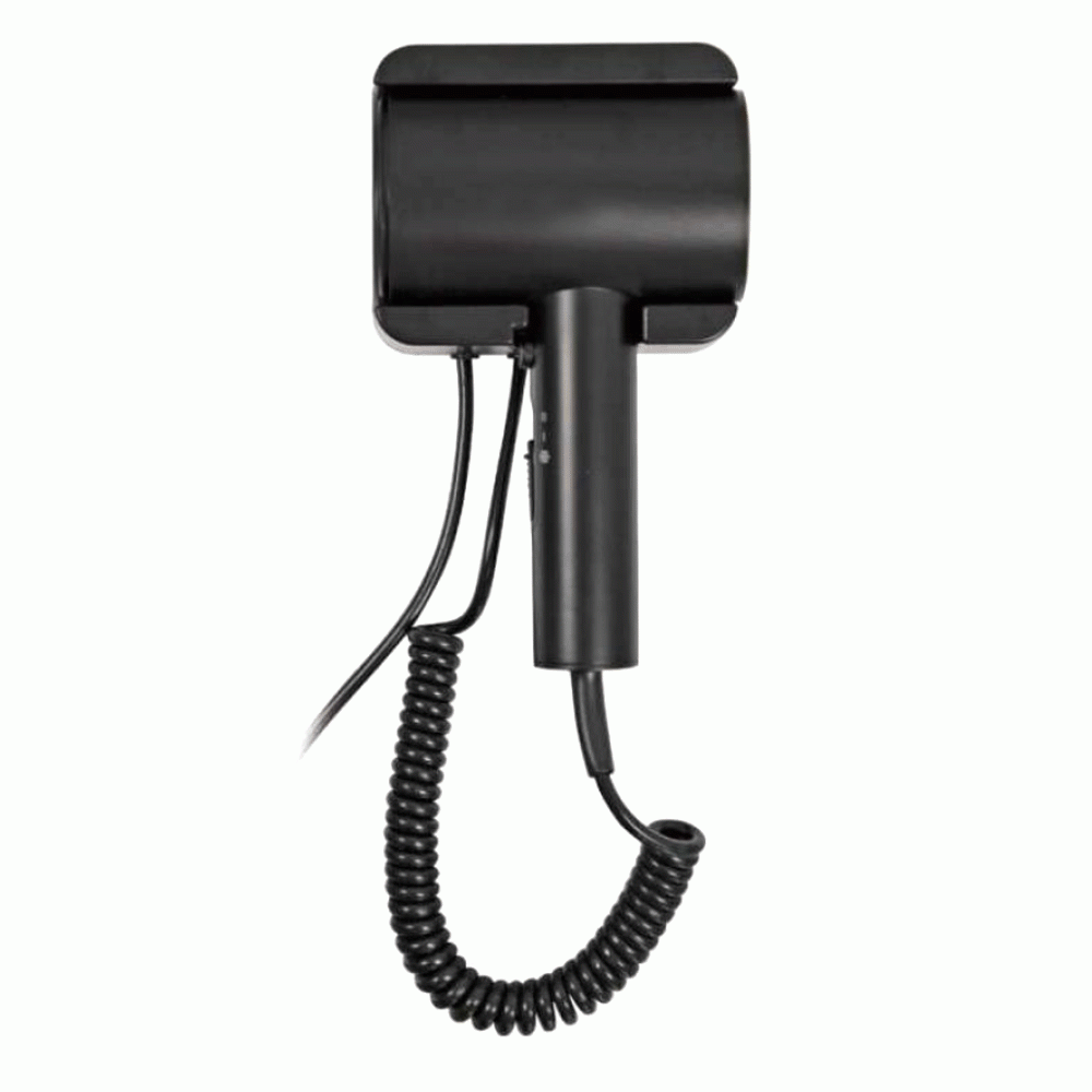 SKU: F17W-B HAMMER WALL MOUNTED HAIR DRYER 1600-1800W BLACK
