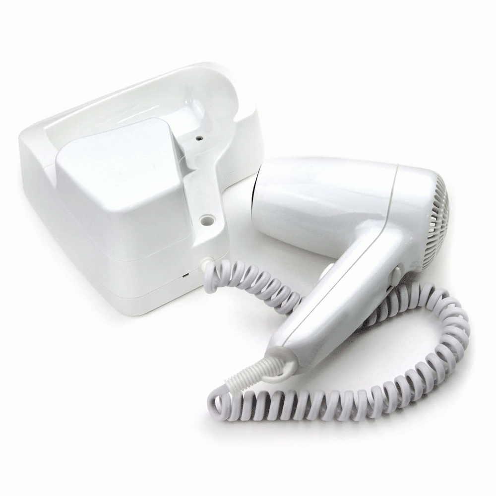 SKU: D01B-1W WALL MOUNTED HAIR DRYER 1300W WHITE