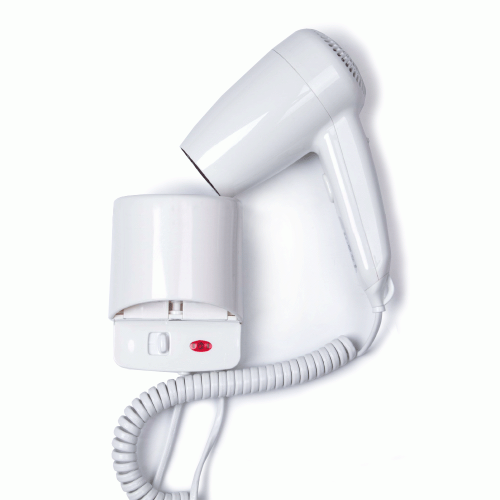SKU: D02B-1W WALL MOUNTED HAIR DRYER 1300W WHITE
