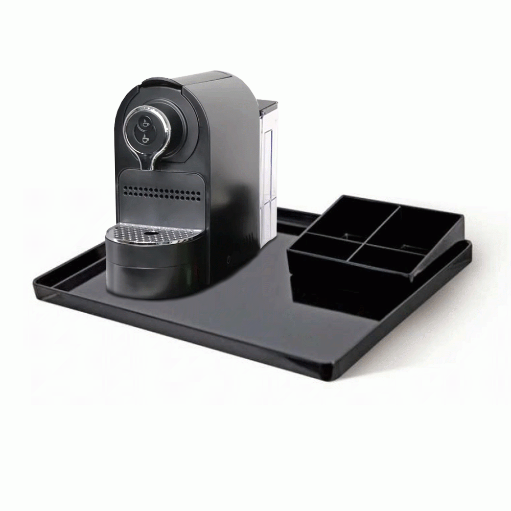 SKU: E1-TRAY MELAMINE WELCOME TRAY L:39.5cm BLACK