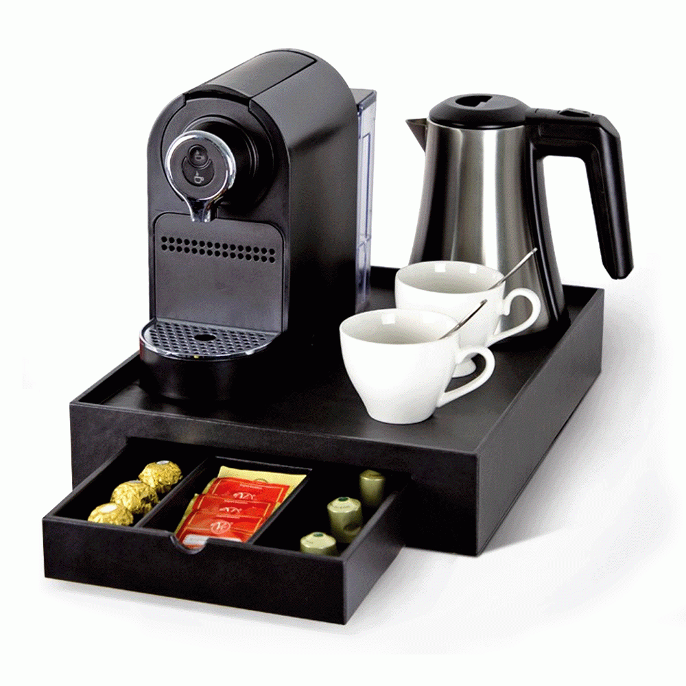 SKU: L12 PU LEATHER TRAY WITH DRAWER BLACK