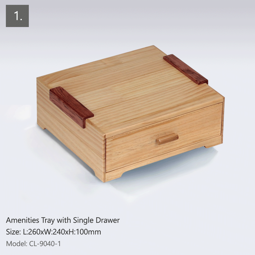 CL-9040 WOODEN HOTEL AMENITIES 5pcs