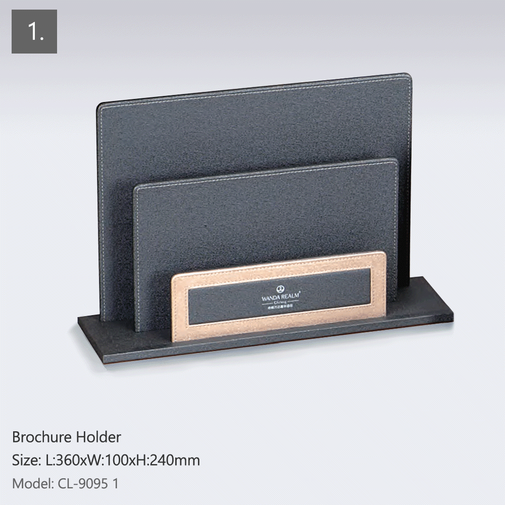 CL-9095 PU LEATHER HOTEL AMENITIES 17pcs