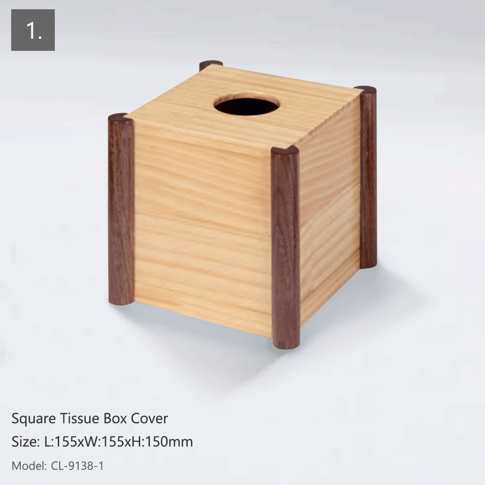 CL-9138 WOODEN HOTEL AMENITIES 8pcs