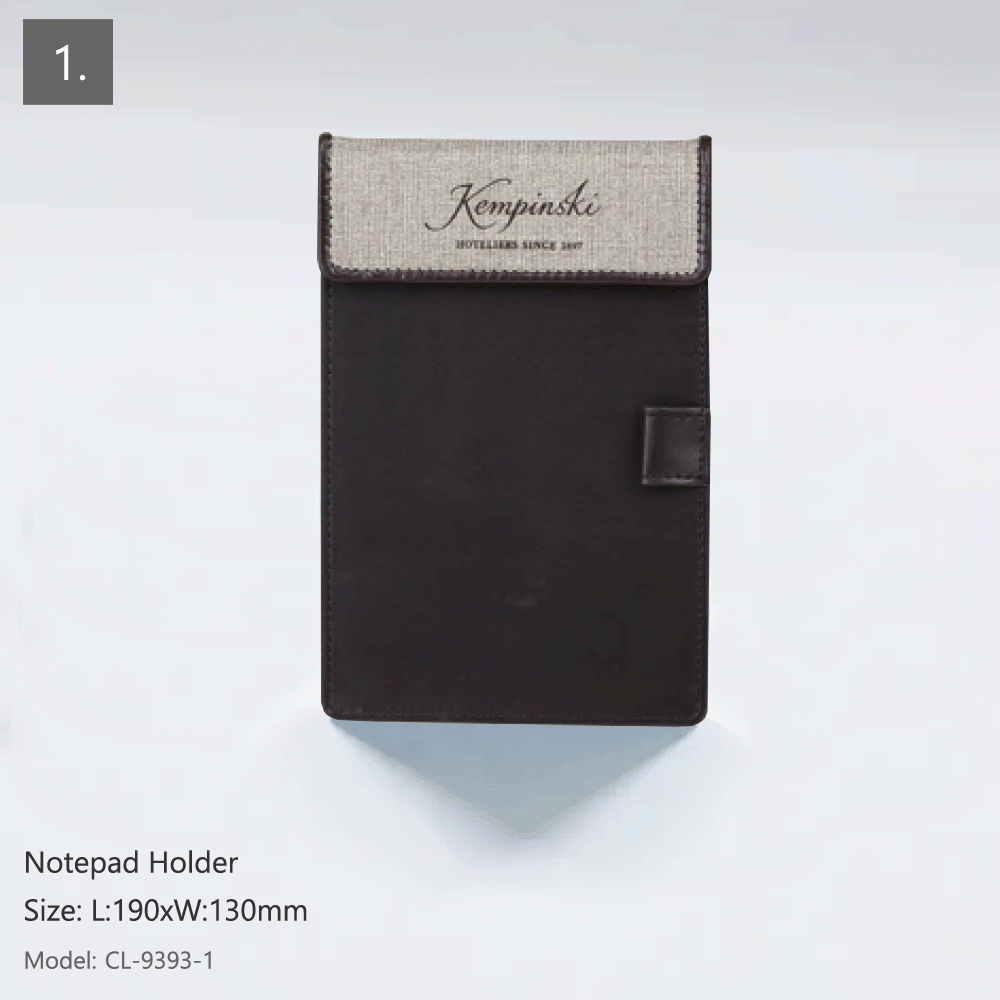 CL-9393 PU LEATHER HOTEL AMENITIES 12pcs