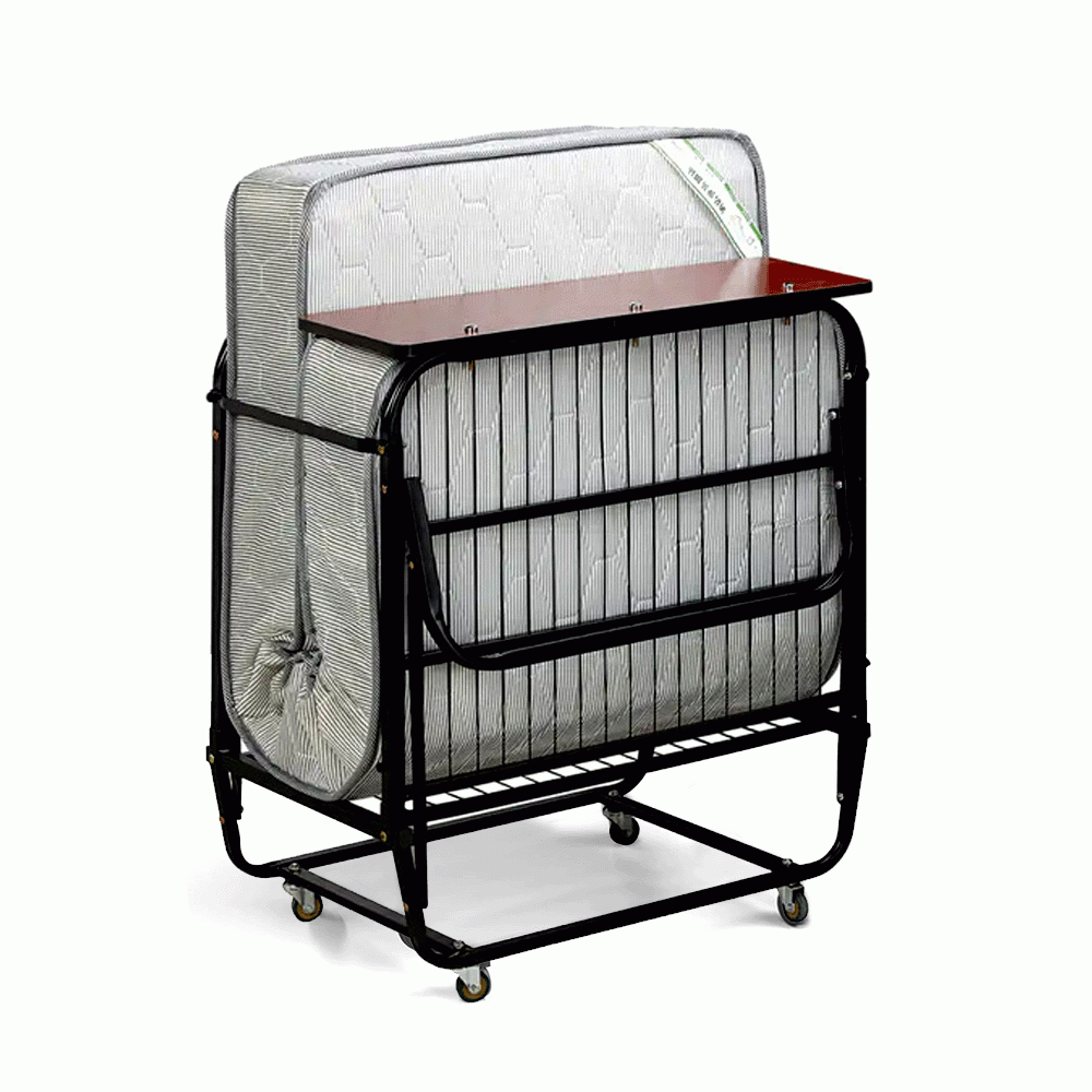 SKU: EB195 FOLDING ROLLAWAY BED WITH MATTRESS 90x195cm