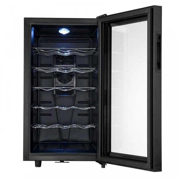 JC-48BW MINI WINE COOLER 48Ltr, 18 BOTTLES