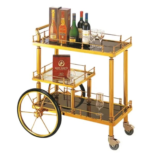 HS-MCG003 THREE-LAYER SERVICE TROLLEY