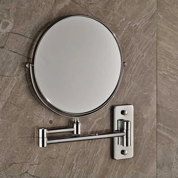 HT-66 WALL MOUNTED MAGNIFYING MIRROR 8"