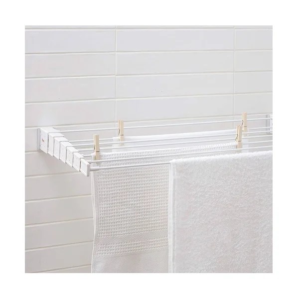 0027.01 RAYEN TELESCOPIC WALL MOUNT DRYING RACK  5m / 196.8"