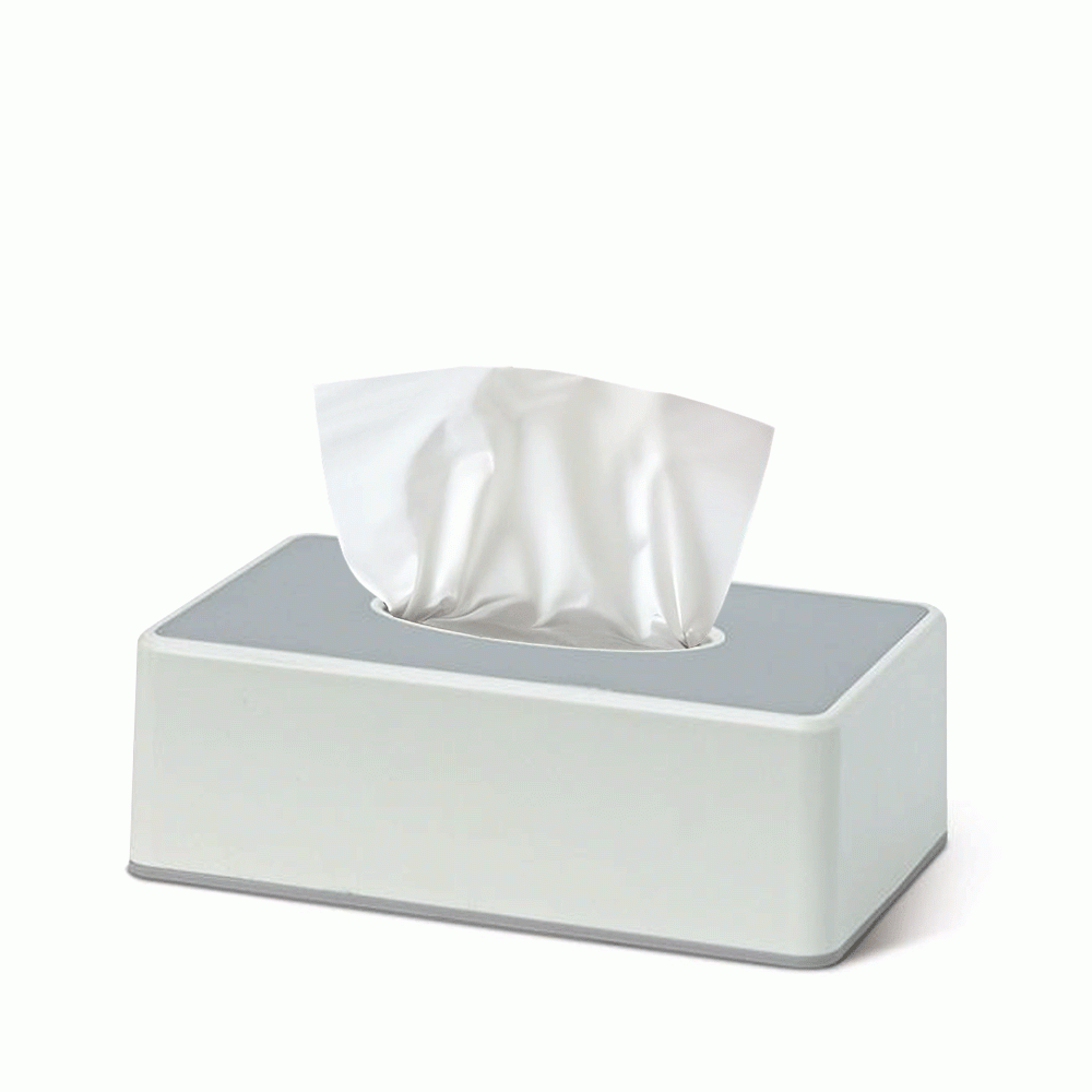 SKU: VS-C-IV ABS TISSUE BOX COVER IVORY & GREY