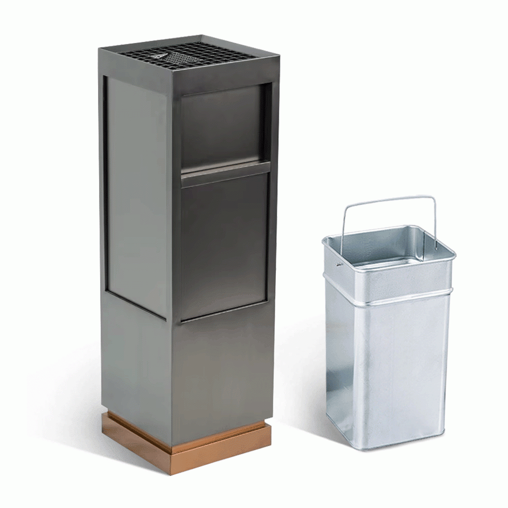 SKU: HS-447 STANDING BIN WITH ASHTRAY
