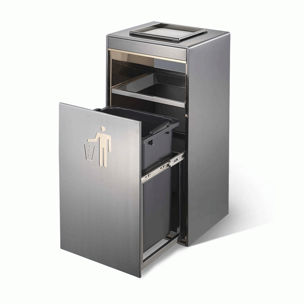 SKU: HS-180 COMMERCIAL STANDING BIN WITH ASHTRAY