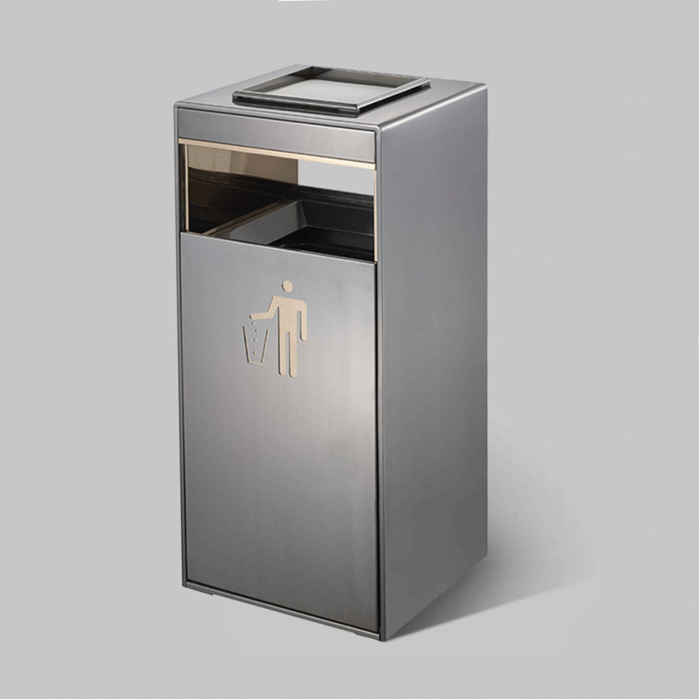 SKU: HS-180 COMMERCIAL STANDING BIN WITH ASHTRAY