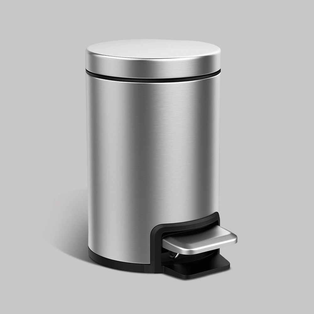 SKU: JF-SK-5LS PEDAL DUSTBIN 5Ltr (SIZE OPTIONS: 5Ltr, 7Ltr, 8Ltr, 10Ltr, 12Ltr)