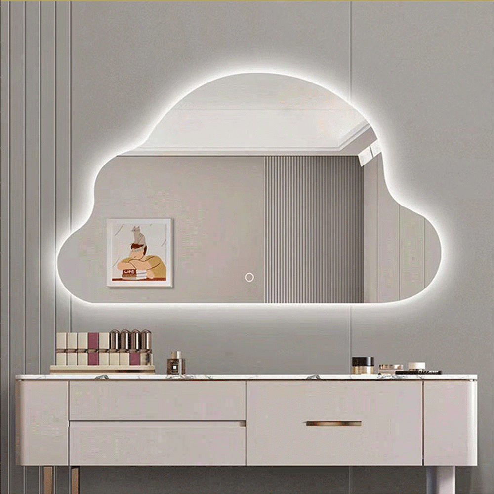 SKU: ZNJ-YX94 LED BACKLIT CLOUD FRAMELESS MIRROR