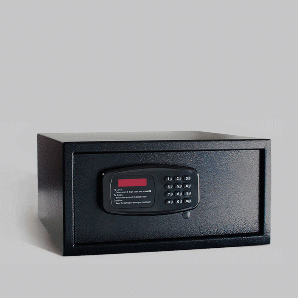 SKU: E2042A-17 SAFE BOX 17" Dim.: 49x37x20cm, COMPUTER SIZE