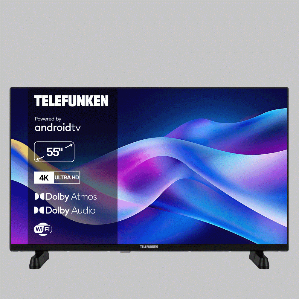 SKU: 55UA9007F/G TELEFUNKEN 55″ 4K UHD ANDROID TV