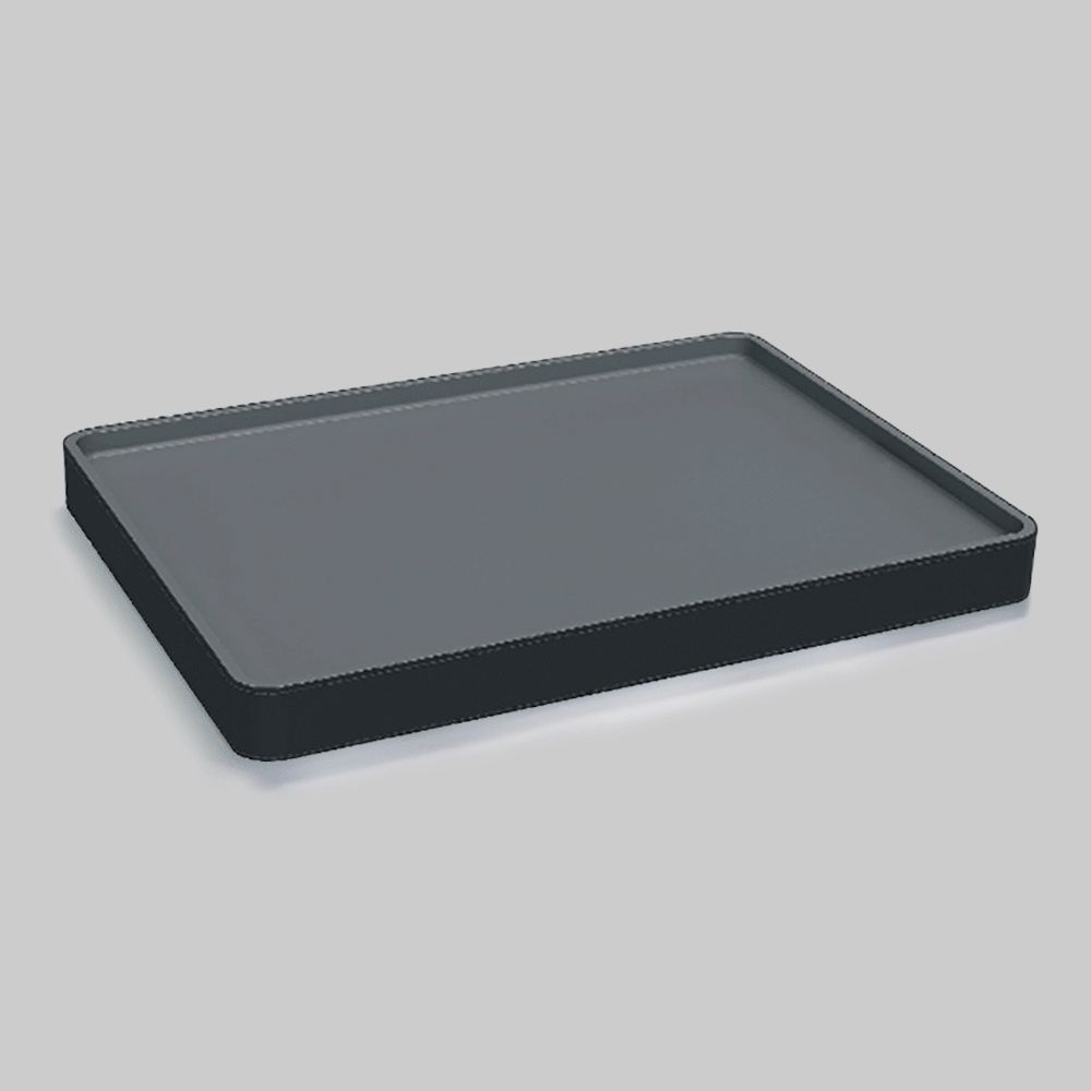 SKU: HS-DL-08B ABS + PU LEATHER DOUBLE LAYER WELCOME TRAY