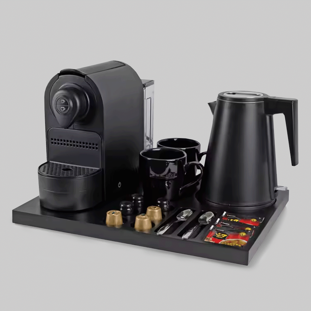 SKU: N42WBL-K81BL SET KETTLE 0.8L & WOODEN TRAY