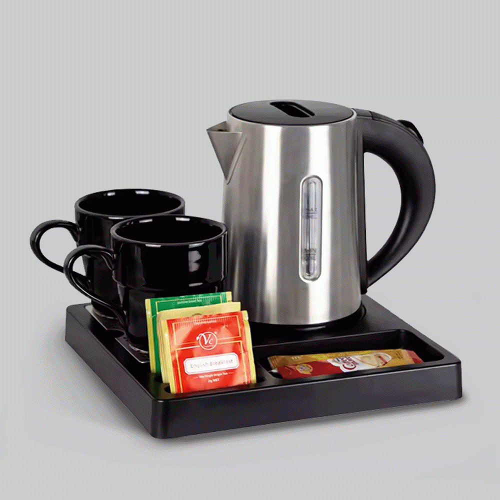 SKU: T-H1263 KETTLE 0.6L WITH TRAY SET