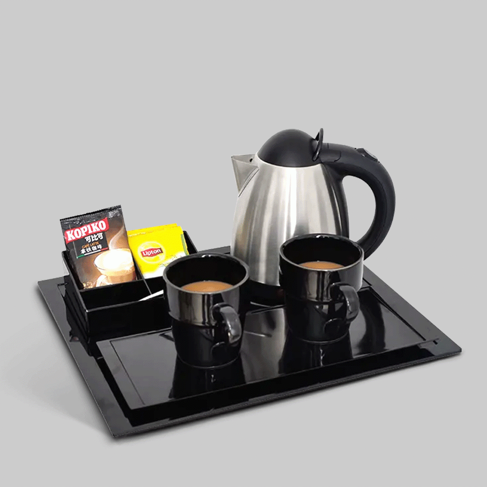 SKU: B-H0881S KETTLE 0.8L WITH TRAY SET