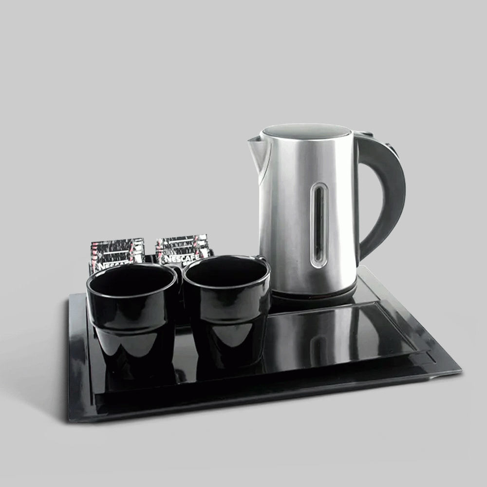 SKU: C-H1209 KETTLE 0.8L WITH TRAY SET