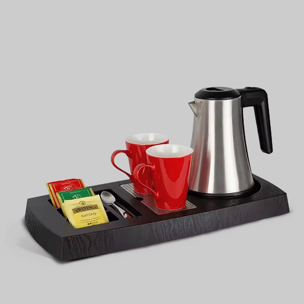 SKU: G-1-H1208 KETTLE 0.8L WITH TRAY SET