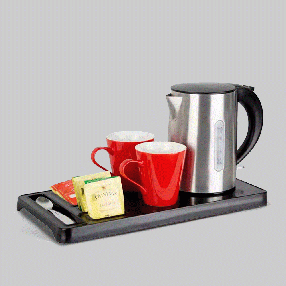 SKU: D-H1206-1 KETTLE 1.0L WITH TRAY SET
