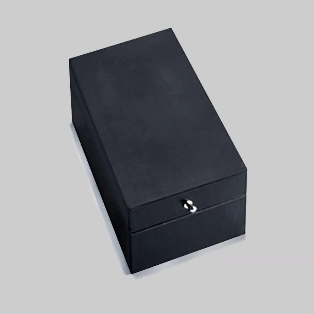 L-29 PU LEATHER SACHET HOLDER BOX WITH LID