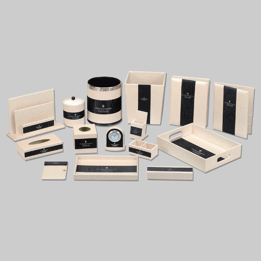 CL-9065 PU LEATHER HOTEL AMENITIES 15pcs
