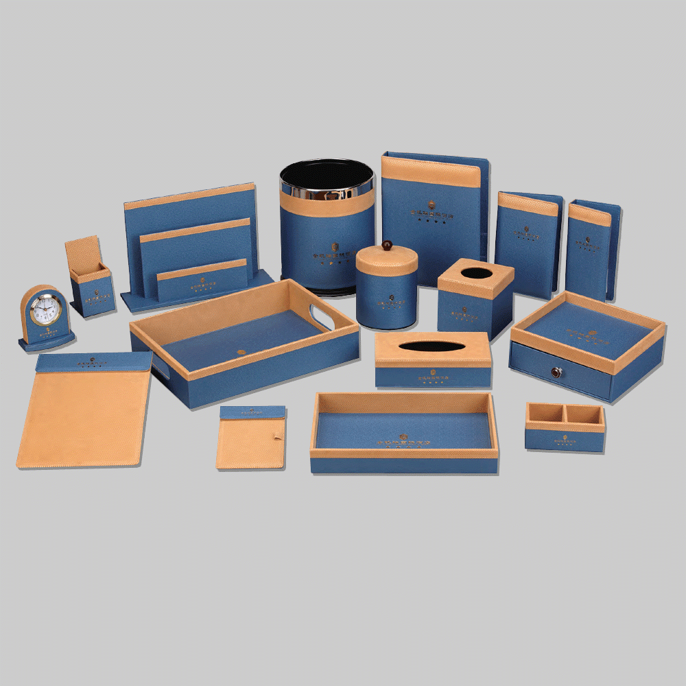 CL-9096 PU LEATHER HOTEL AMENITIES 16pcs