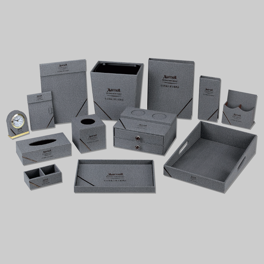 CL-9118 PU LEATHER HOTEL AMENITIES 13pcs