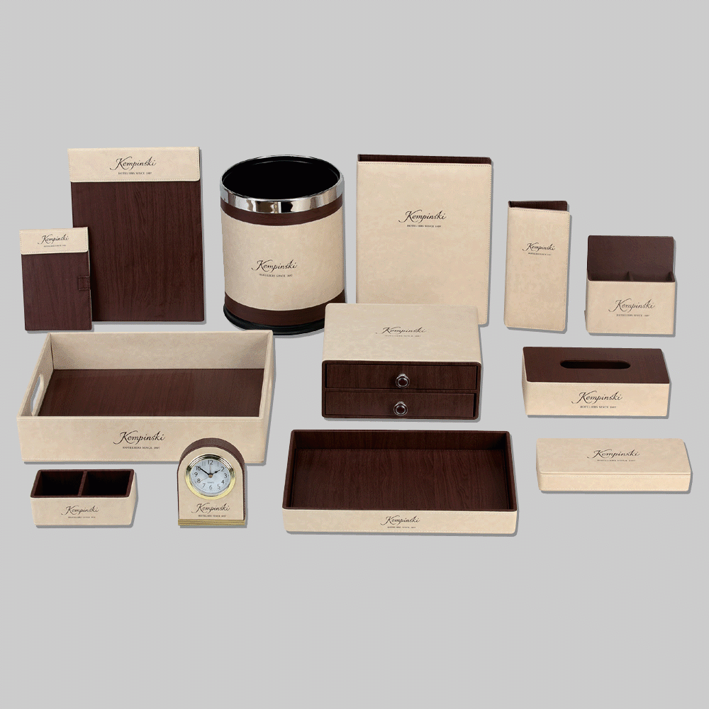 CL-9077-1 PU LEATHER HOTEL AMENITIES 13pcs