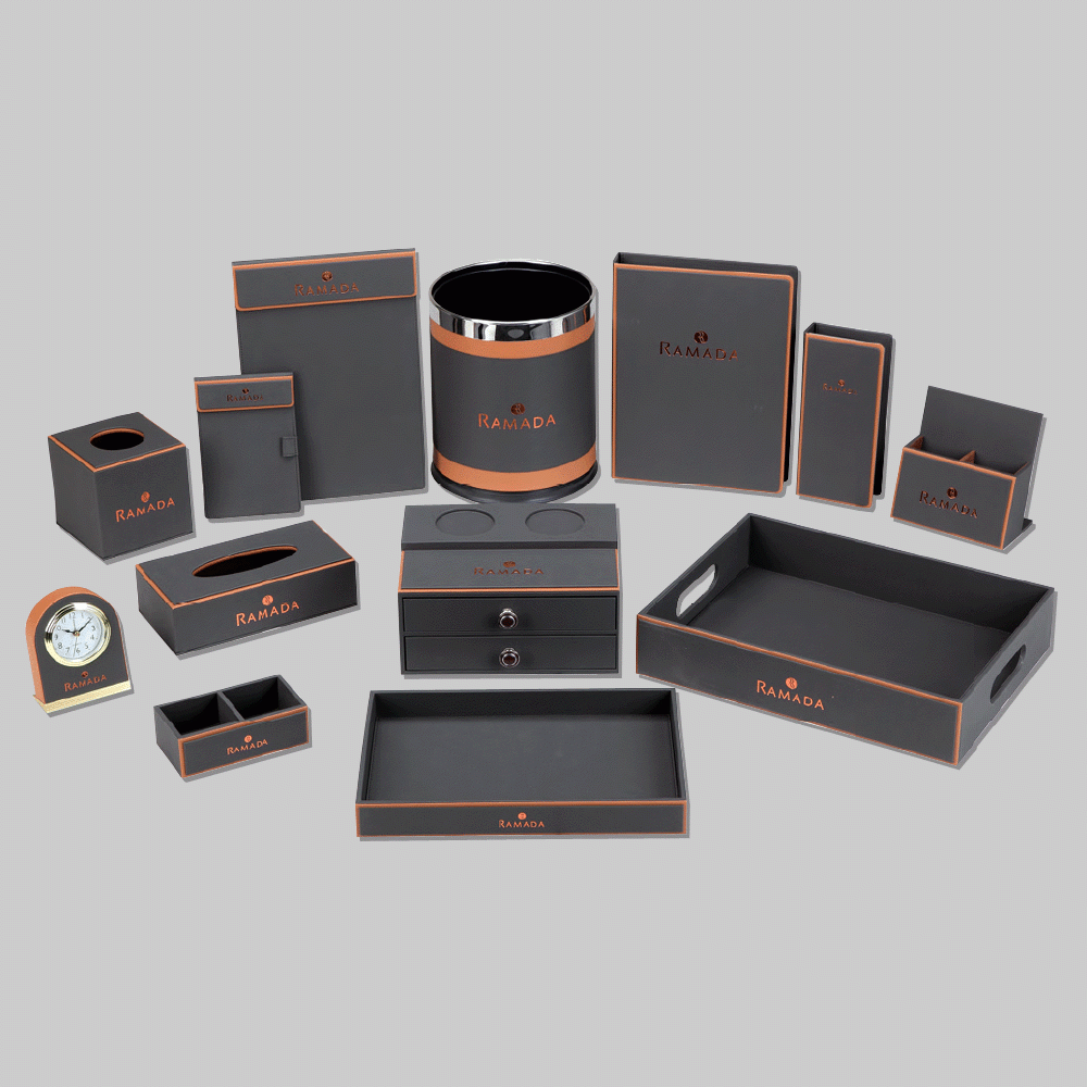 CL-9136 PU LEATHER HOTEL AMENITIES 13pcs