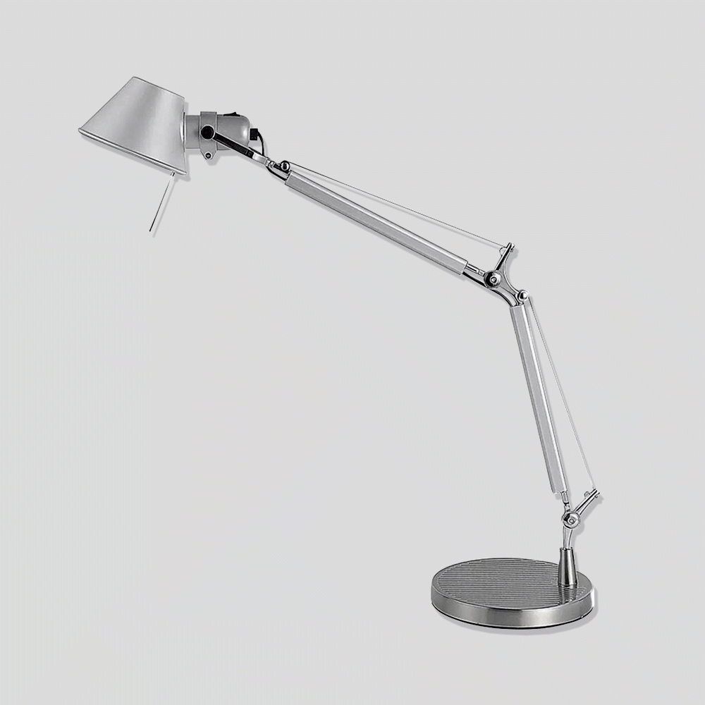 L-02 ALUMINUM SWING ARM DESK LAMP