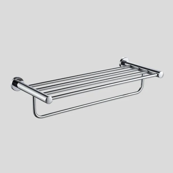 BATHSHELF WALL-MOUNTED TOWEL RACK - STAINLESS STEEL