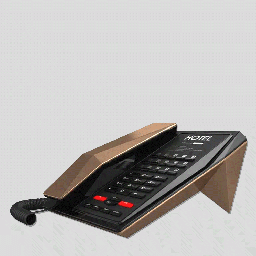 ACE-8901-GO TELEPHONE FOR HOTEL ROOM - GOLD
