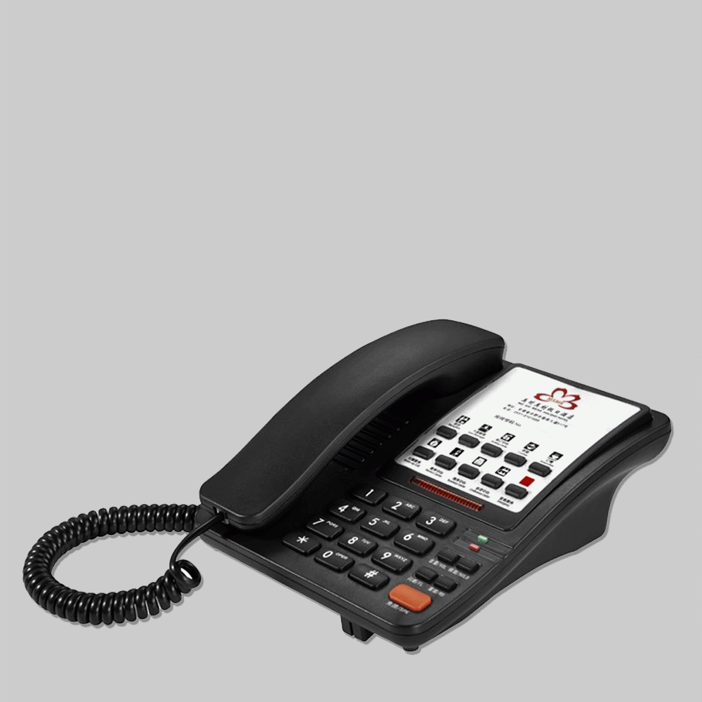SN-0010BL TELEPHONE FOR HOTEL ROOM - BLACK