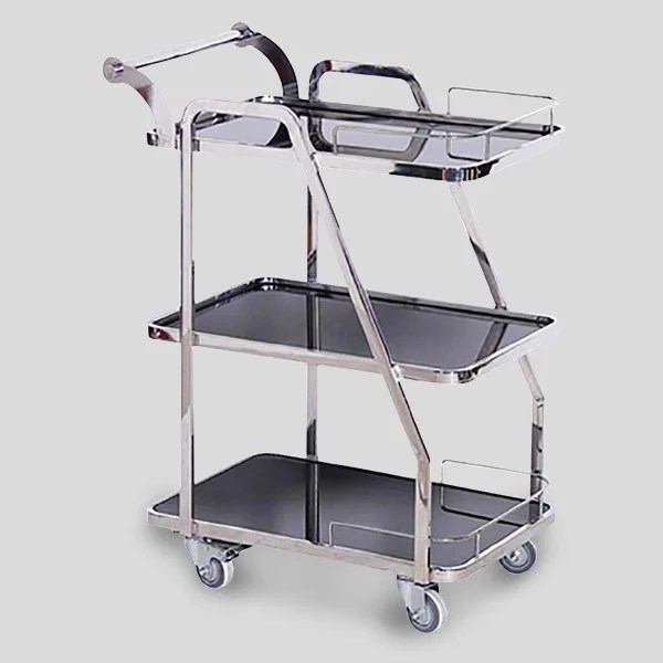 HS-HZ086 THREE-LAYER SERVICE TROLLEY