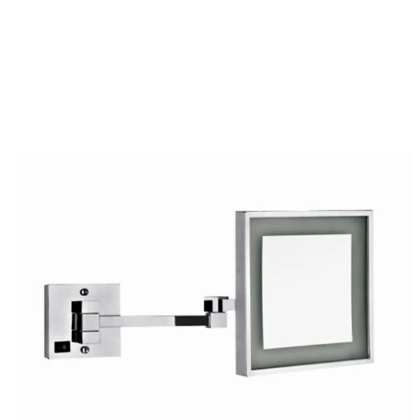 HS-5026 WALL MOUNTED MAGNIFYING MIRROR WITH LED LIGHT Dim.: L:48xW:20cm