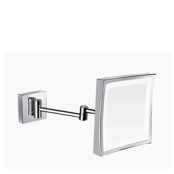 HS-5021 WALL MOUNTED MAGNIFYING MIRROR WITH LED LIGHT Dim.: L:45.8xW:20cm