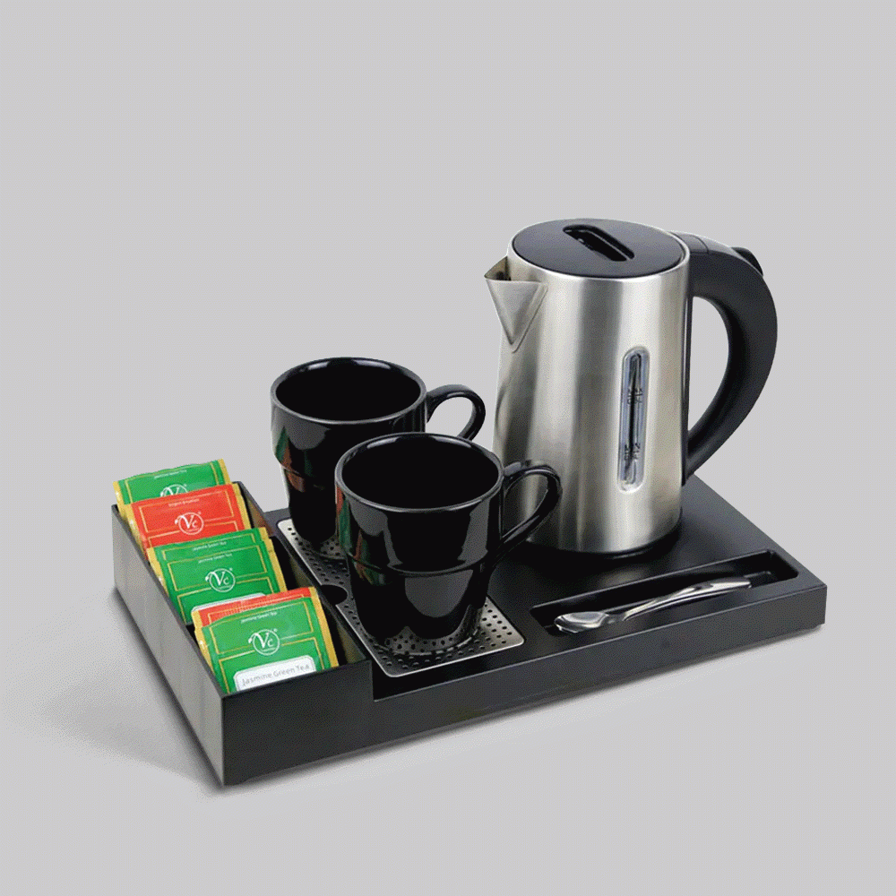 SKU: P-H1263 KETTLE 0.6L WITH TRAY SET
