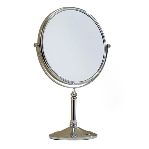 HS-726B DESKTOP MAGNIFYING MIRROR SILVER 8"